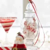 Raz Imports Raz Eric Cortina 8.25" Large Peppermint Candy Jar Glass Christmas 4453127 Discount