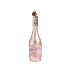 Raz Imports Raz Eric Cortina 5.75" or 8.25" Congratulations Pink Champagne Glass Christmas Ornament Outlet