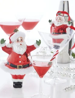 Raz Imports Raz Eric Cortina 4.75" or 7.5" Large Retro Santa Glass Christmas Ornament Hot