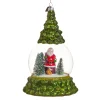 Raz Imports Raz Eric Cortina 7.25" Santa in the Forest Glass Christmas Ornament 4553109 Best