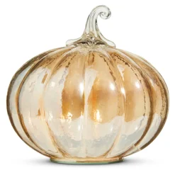 Raz Imports Raz Glass Pumpkins Fall or Halloween Decoration New