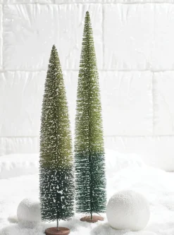 Raz Imports Raz Large 23" Two Tone Bottle Brush Christmas Tree Decoration 4219186 Best
