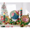 Raz Imports Raz Large Retro Reflector Ornament Lighted Christmas Decoration Sale