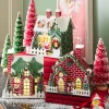 Raz Imports Raz Lighted The Magic of Christmas Candy Cane House or Brick House Hot