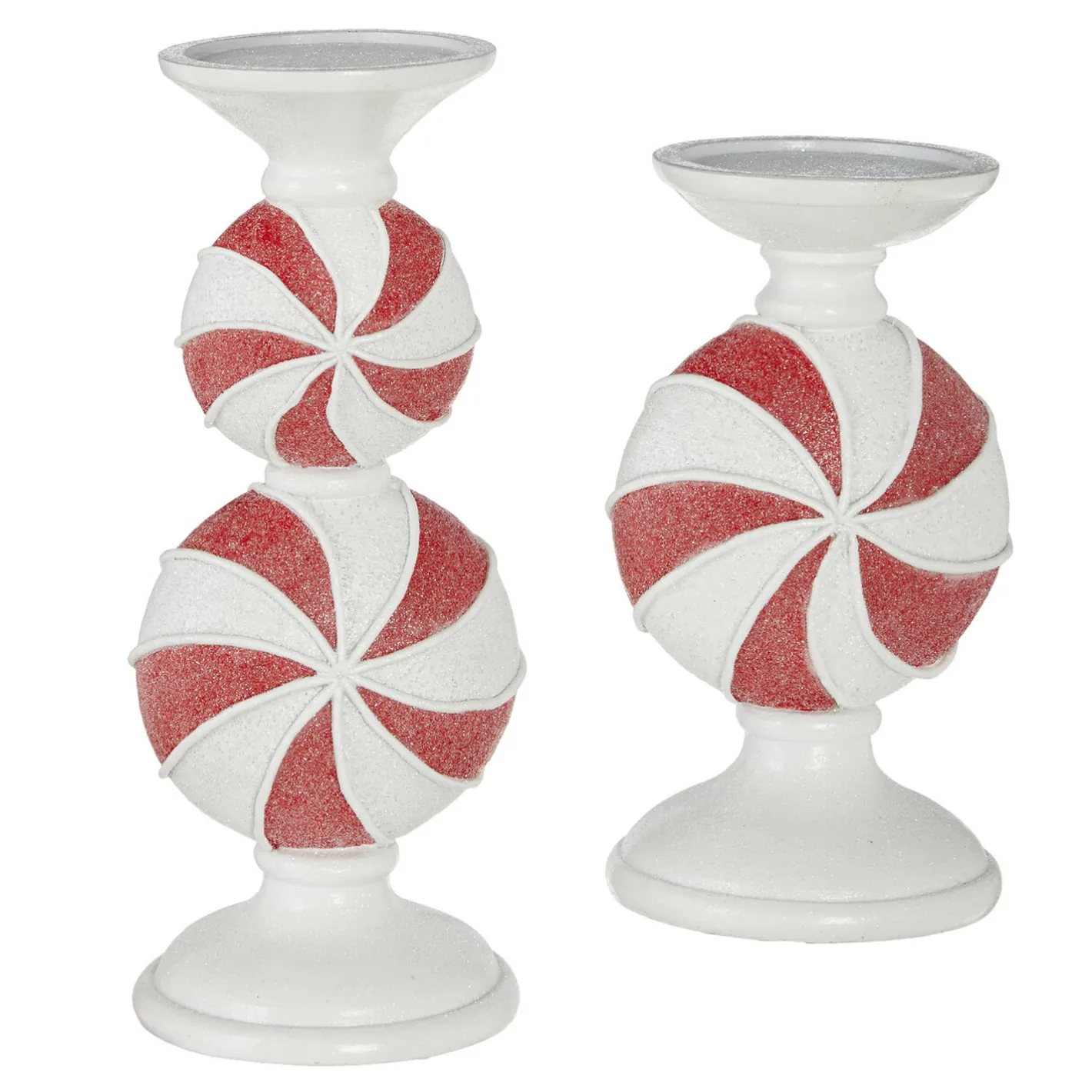 Raz Imports Raz Peppermint Candy Christmas Candle Holder 4111132 Hot