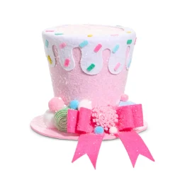 Raz Imports Raz Pink Sprinkles Snowman Top Hat Christmas Decoration Online