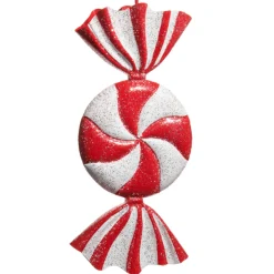 Raz Imports Raz Red and White Candy Christmas Ornament Online