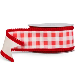 Raz Imports Raz Red Gingham Or Blue Starred Patriotic Wired Ribbon Online