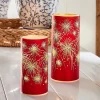 Raz Imports Raz Red Lighted Firework Battery Operated Lanterns Set of 2 4550150 Best