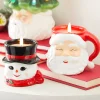 Raz Imports Raz Santa or Snowman Battery Operated Candle Christmas Decoration New