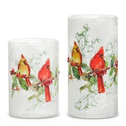 Raz Imports Raz Set of 2 Cardinal Containers Christmas Decoration 4324593 Clearance