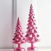 Raz Imports Raz Set of 2 Pink Metallic Glass Christmas Tree Decoration 4222938 Hot