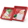 Raz Imports Raz Set of 2 Retro Santa and Snowman Christmas Serving Trays 4457273 Outlet