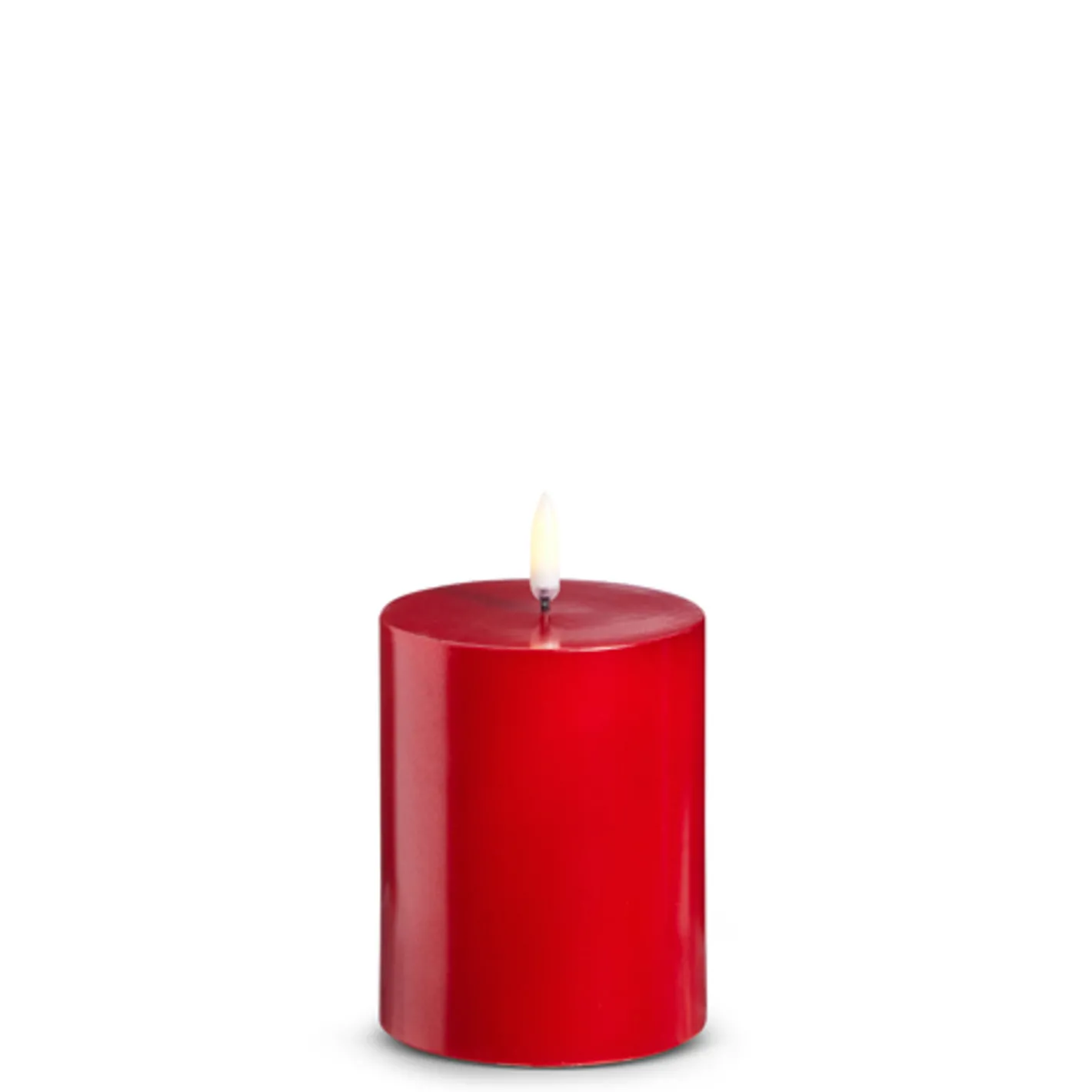 Raz Imports Raz Uyuni Red Battery Operated Candle with Lighted Flickering Flame