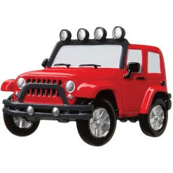 Polar X Red Jeep Personalized Christmas Ornament OR1763 New