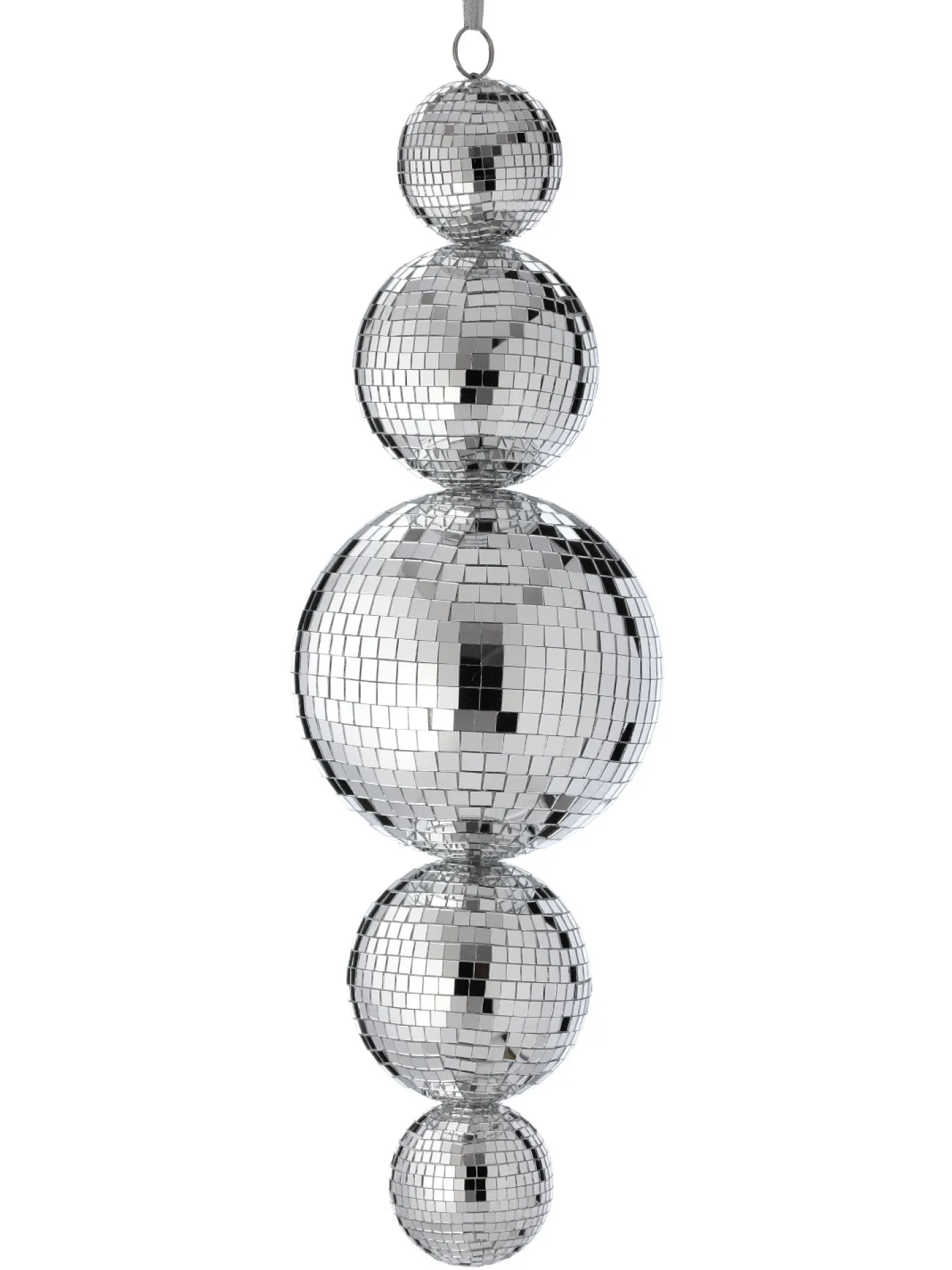 Regency International Regency 22" Large Silver Mirror Disco Ball Christmas Ornament MTX74025 New
