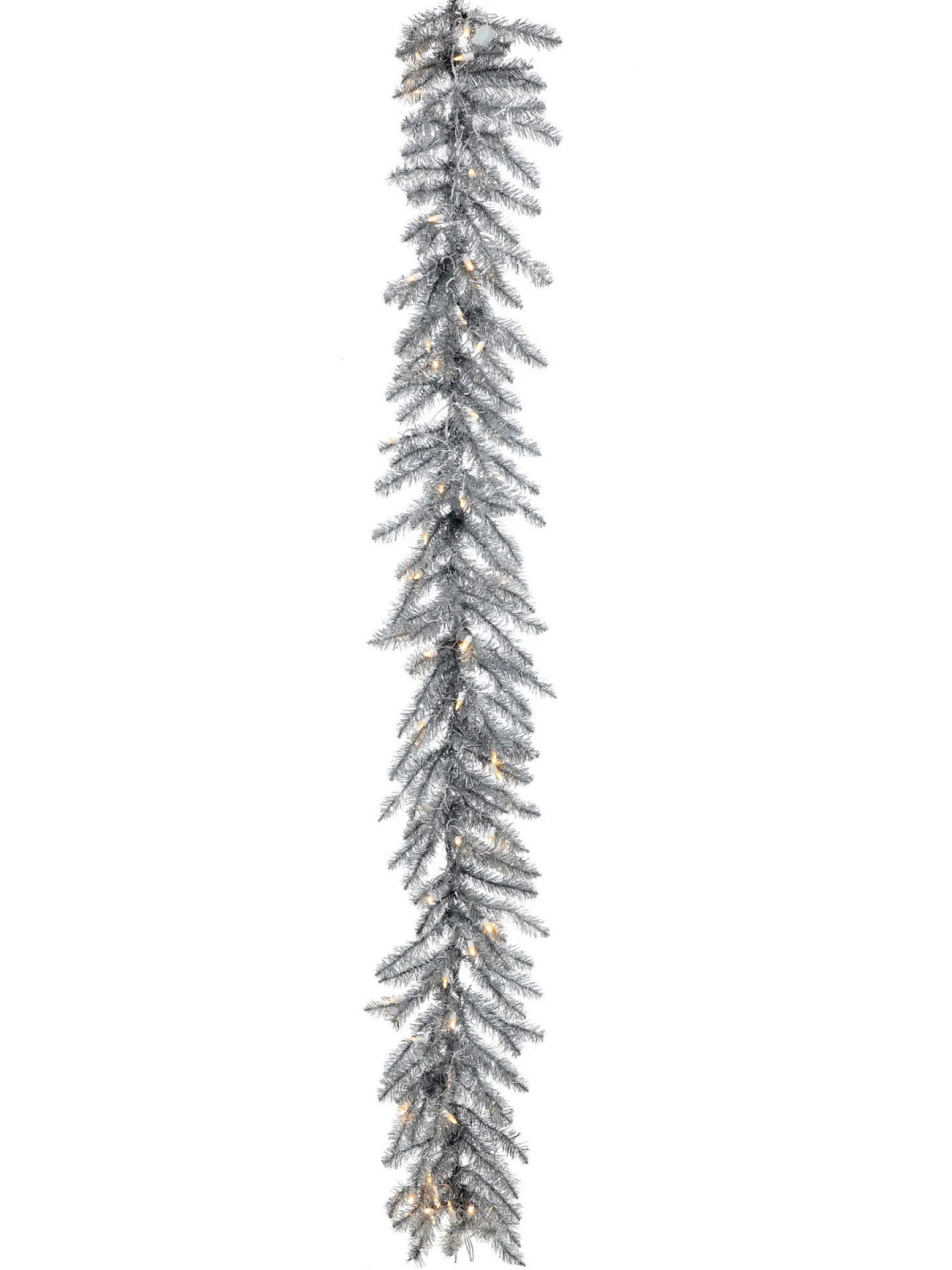Regency International Regency 6' LED Lighted Silverado Silver Tinsel Christmas Garland MTX70068L Outlet