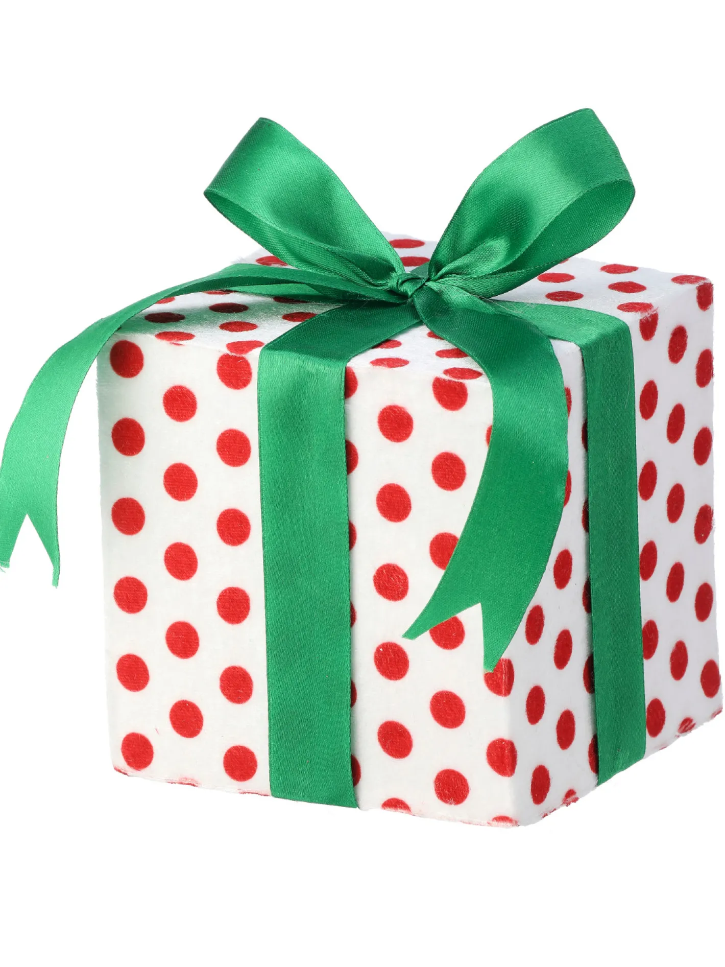 Regency International Regency 5" or 8" Red and White Polka Dot Gift Box Christmas Decoration Online