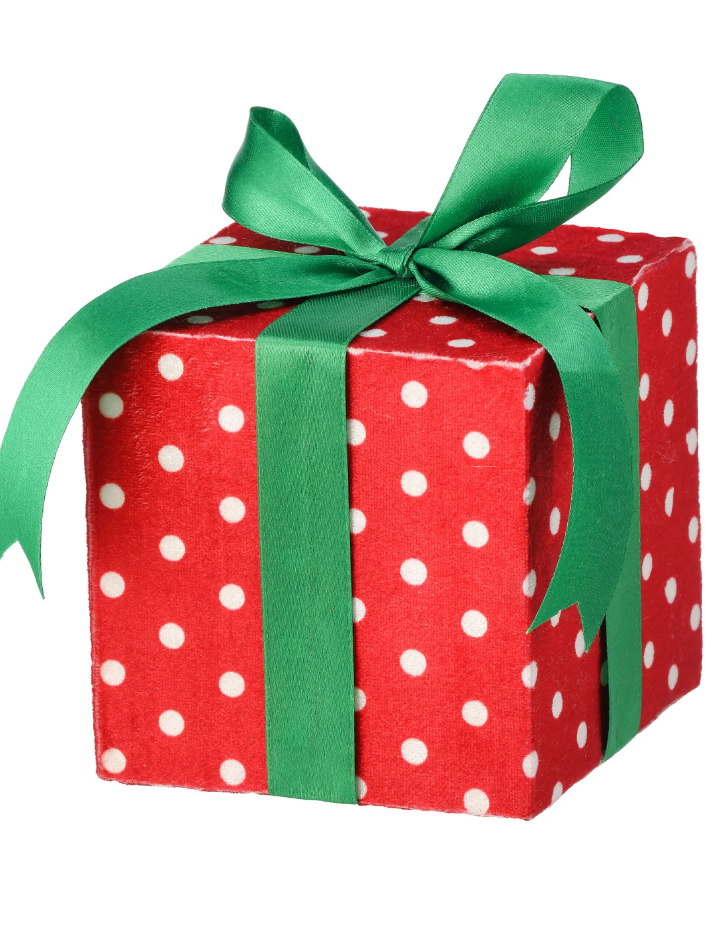 Regency International Regency 5" or 8" Red and White Polka Dot Gift Box Christmas Decoration Online