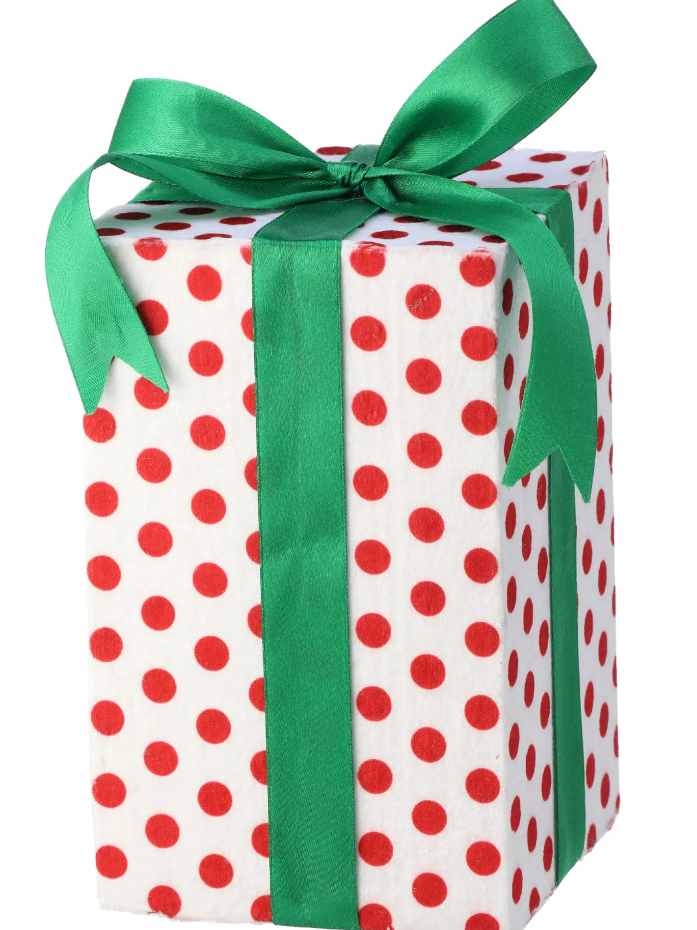 Regency International Regency 5" or 8" Red and White Polka Dot Gift Box Christmas Decoration Online