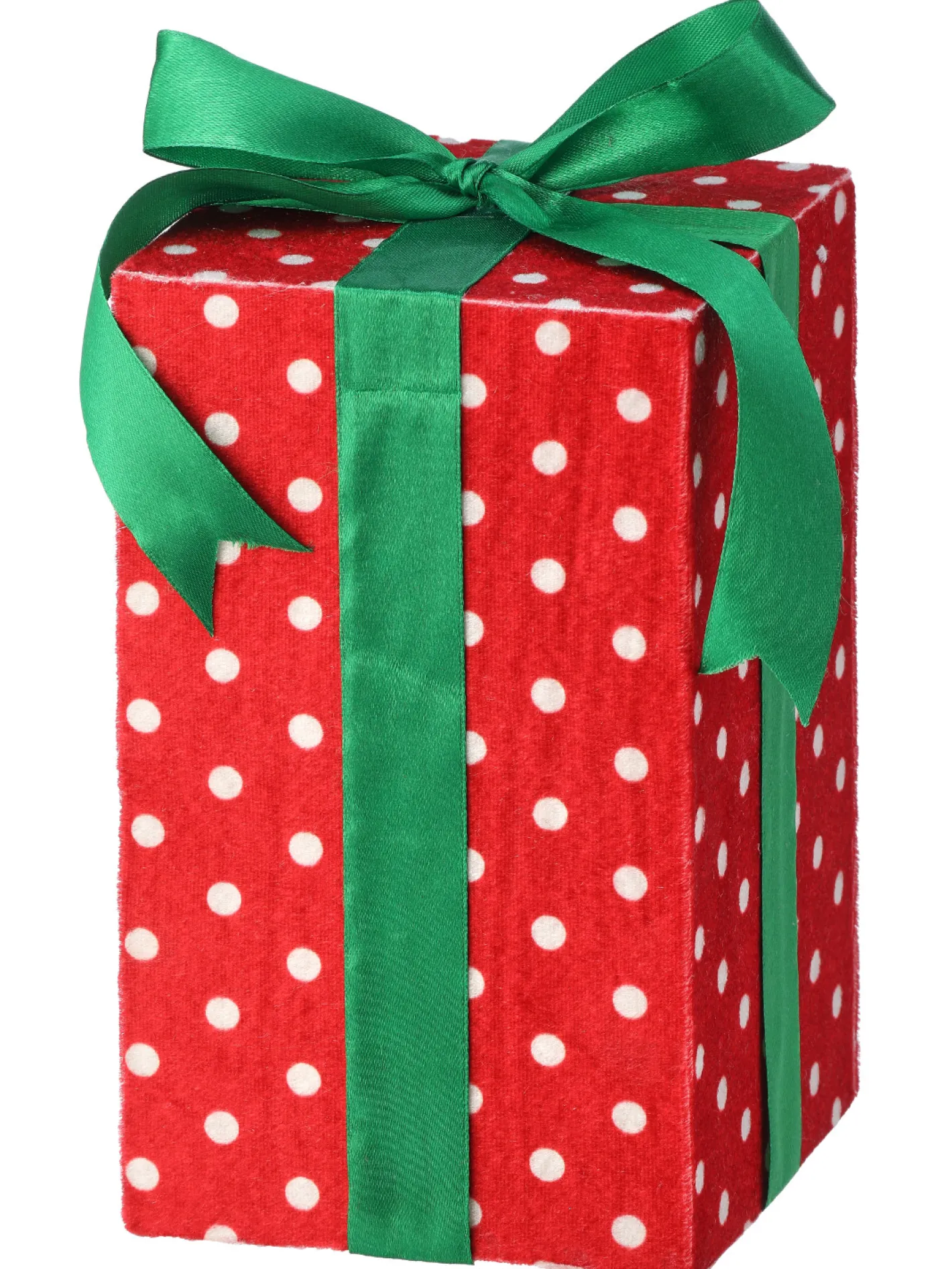 Regency International Regency 5" or 8" Red and White Polka Dot Gift Box Christmas Decoration Online