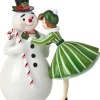 Regency International Regency 6.5" Retro Snowman with Lady Christmas Figure MTX73132 Discount