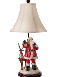 Regency International Regency 29" Santa with Forest Friends Christmas Lamp MTX60846 Outlet