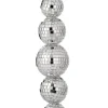 Regency International Regency 9" Silver Mirror Disco Ball Christmas Ornament MTX74024 Hot