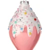 Regency International Regency 5" Sprinkles Pink Glass Finial Christmas Ornament MTX74657 Online
