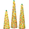 Gerson Set of 3 Lighted Gumdrop Christmas Trees 2660540 Discount