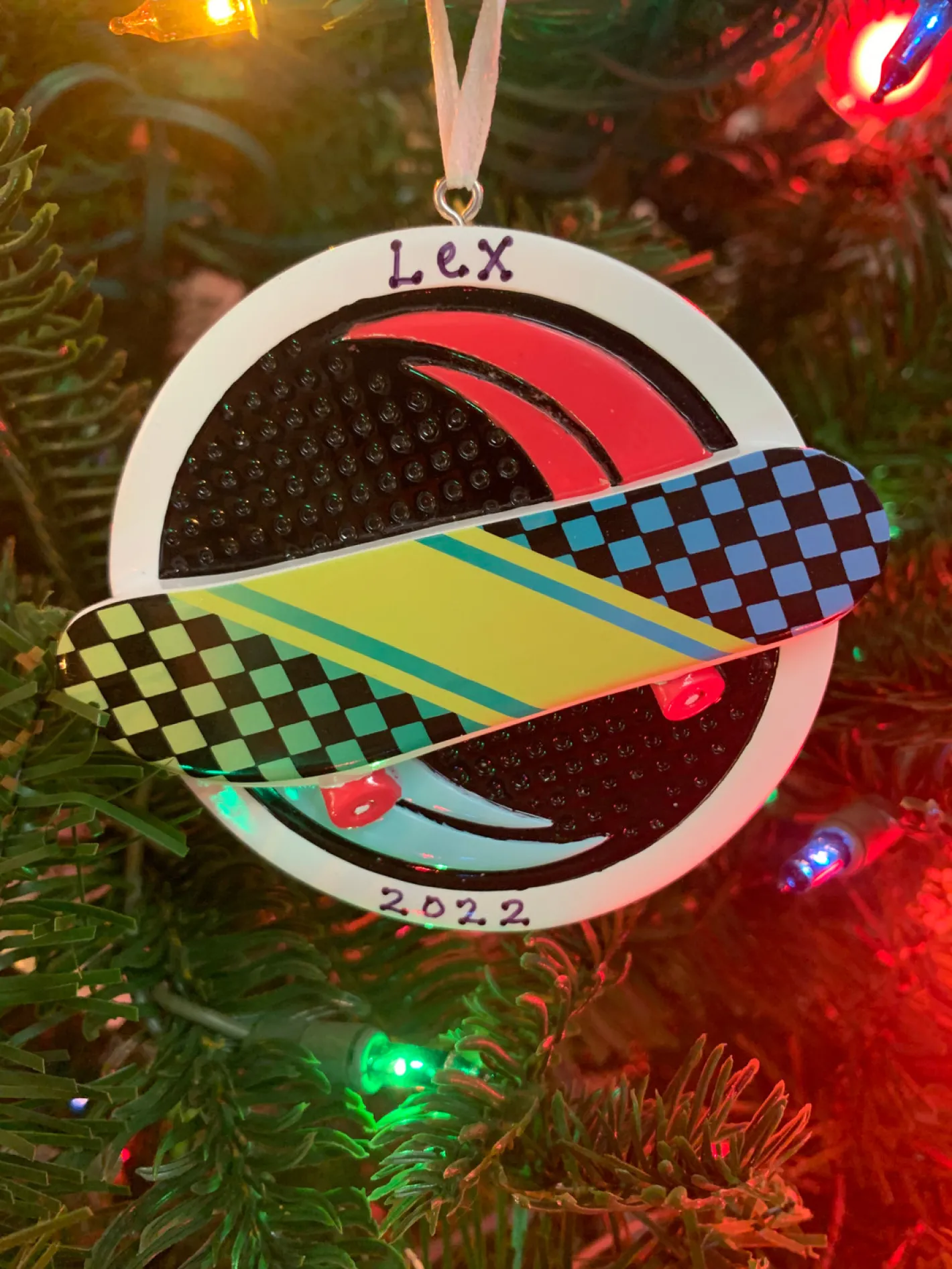 Polar X Skateboard Personalized Christmas Ornament OR2294