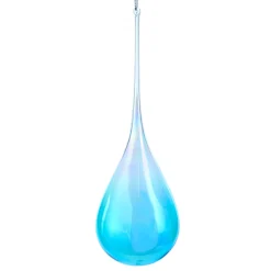 Kurt Adler 5" Blue Drop Glass Christmas Ornament D3554 Hot
