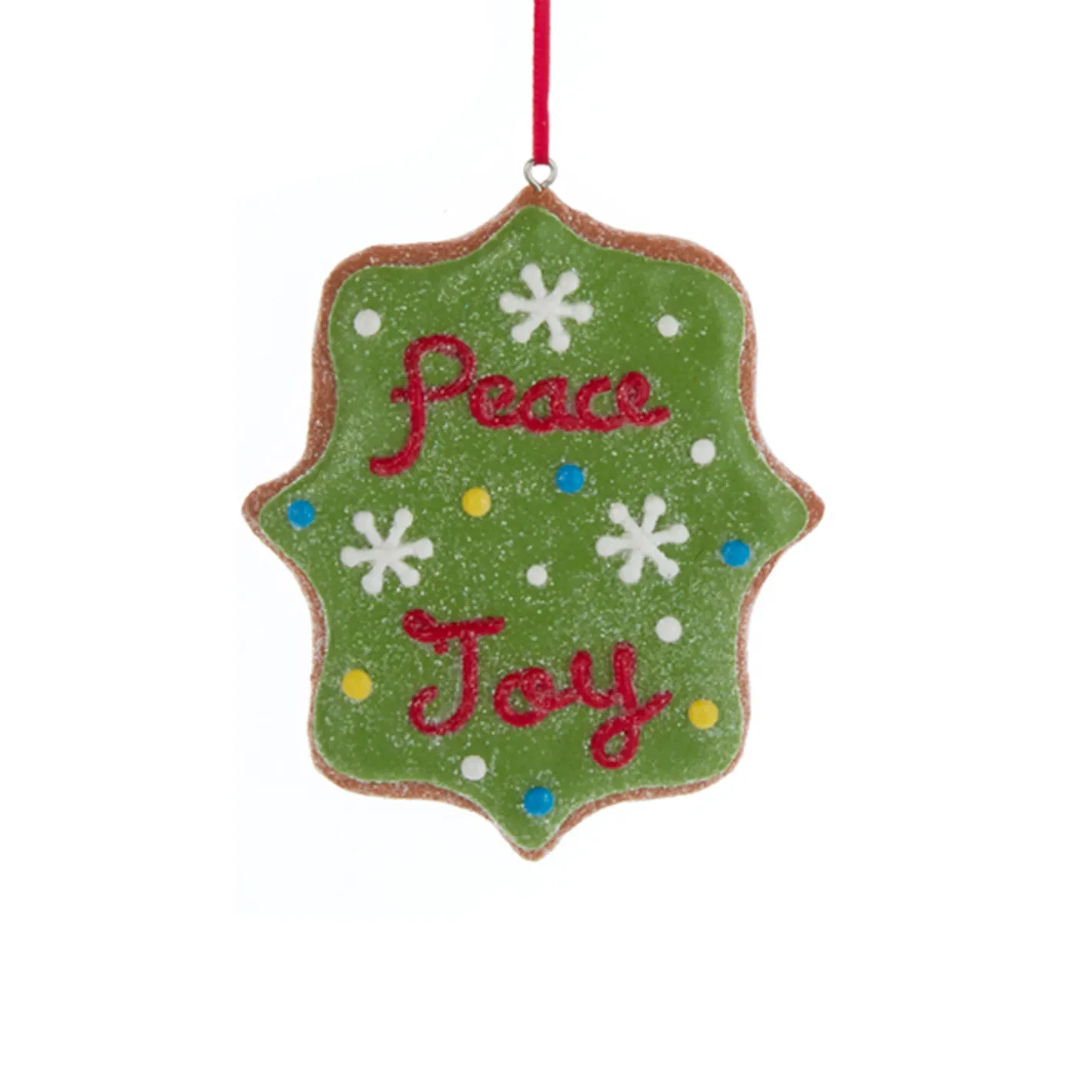 Kurt Adler 3.5" Claydough Cookie Sign Christmas Ornament D4066 Sale