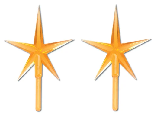 Darice 2 Pack Gold Ceramic Tree Plastic Replacement Star P0681 Online