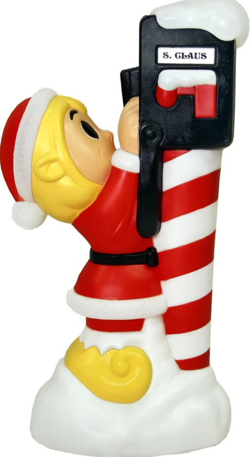 General Foam 60" Santa and Elf 10 Piece Lighted Christmas Blow Mold Set Sale