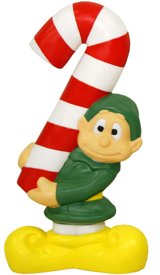 General Foam 60" Santa and Elf 10 Piece Lighted Christmas Blow Mold Set Sale