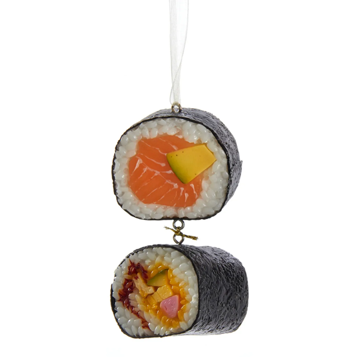 Kurt Adler 3.5" Sushi Roll Christmas Ornament D3693 New