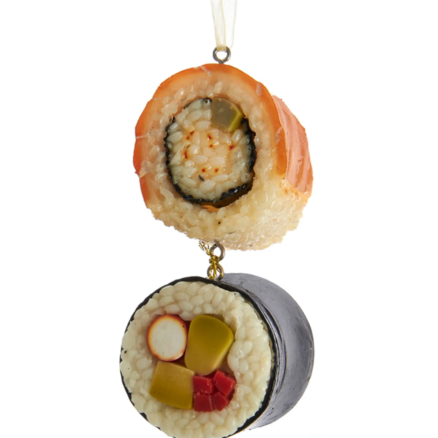 Kurt Adler 3.5" Sushi Roll Christmas Ornament D3693 New