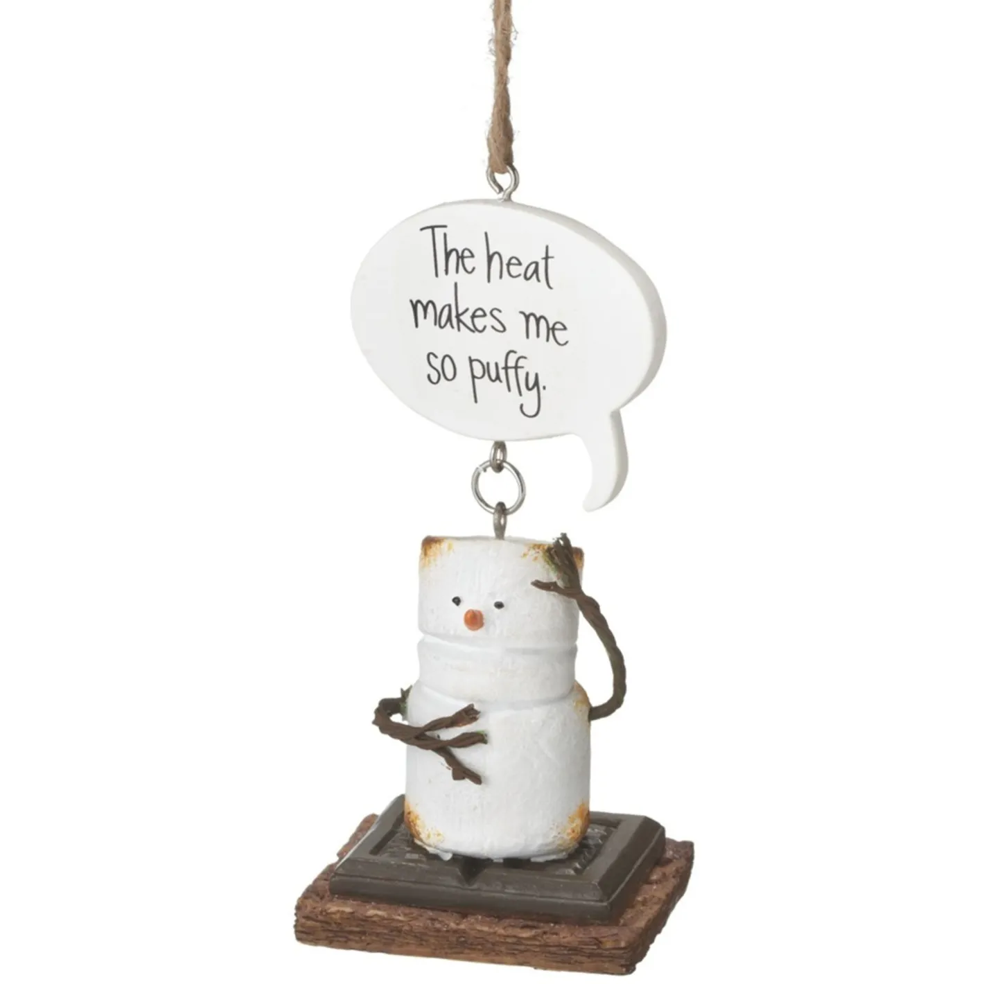 Midwest CBK 4" The Heat Makes Me Puffy Toasted S'more Christmas Ornament 111731