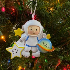 Polar X Astronaut Personalized Christmas Ornament OR1603 Discount
