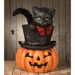 Bethany Lowe 20" Large Top Hat Surprise Jack O' lantern Halloween Figure TD2210 Online