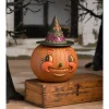 Bethany Lowe 7.5" Witchy Orange-O-Weena Container Vintage Halloween Decoration JP3028 Sale