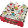 Shiny Brite Christopher Radko Festive Fete 8 Count Figures and Reflector Rounds Glass Christmas Ornament Set 4028278 Sale