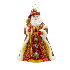 Christopher Radko 40th Anniversary Years In The Making Nick Glass Christmas Ornament 1022533 New