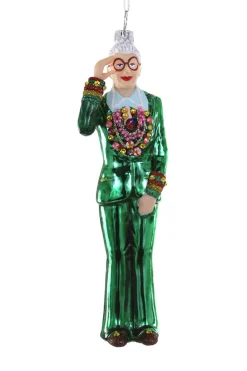 Cody Foster Co Cody Foster 7.25" Iris Glass Christmas Ornament GO-9583
