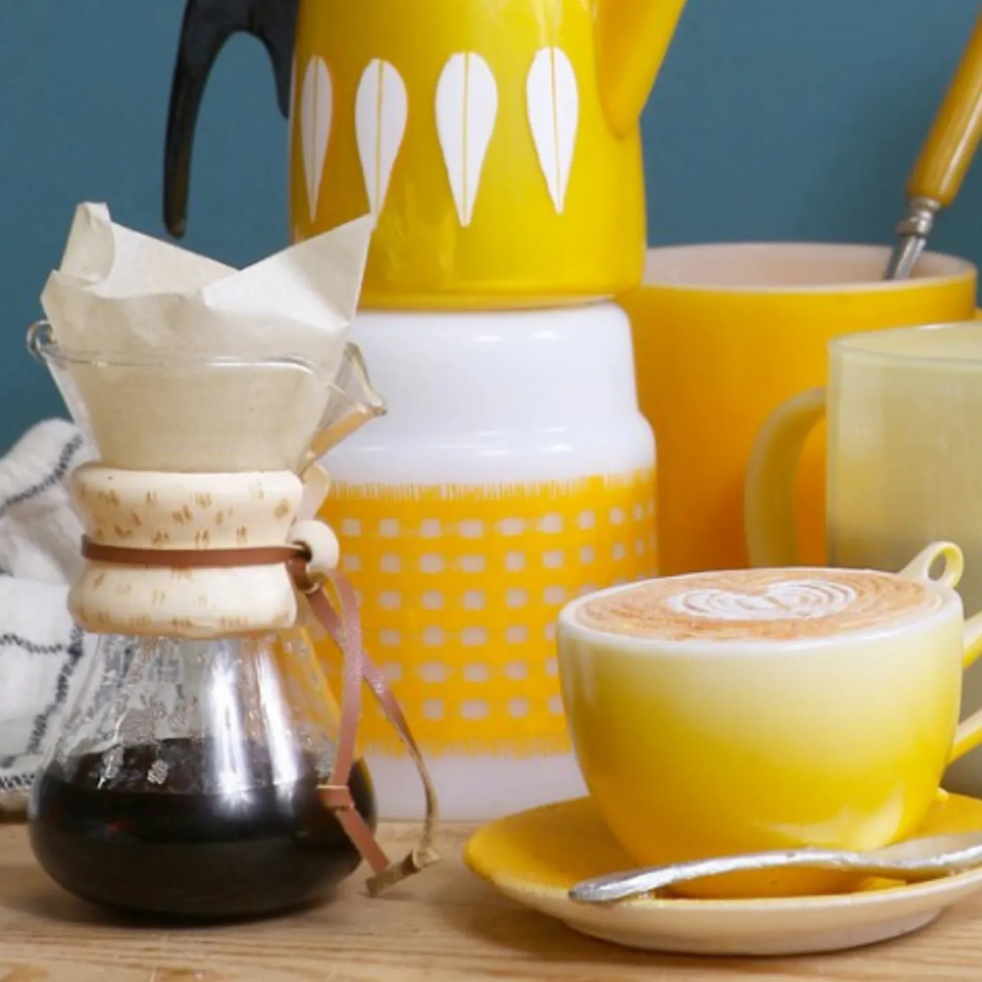 Cody Foster Co Cody Foster 4.5" Pour Over Coffee Maker Glass Christmas Ornament GO-8814 Online