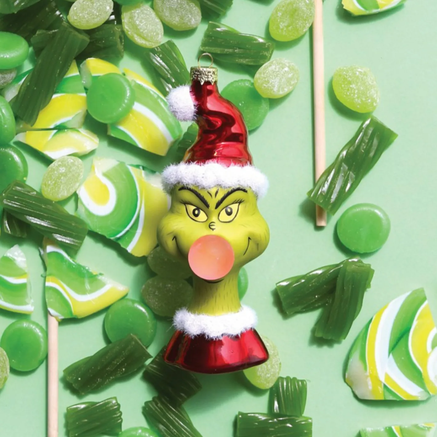 Cody Foster Co Cody Foster 5.5" The Grinch Glass Christmas Ornament GO-9902 Best