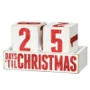 Primitives By Kathy Countdown to Christmas Wooden Blocks 19430