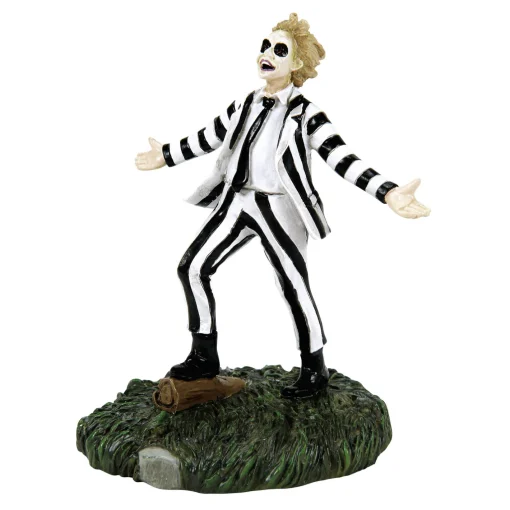 Department 56 Beetlejuice Village Say It Three Times... Figure 6014735 Discount