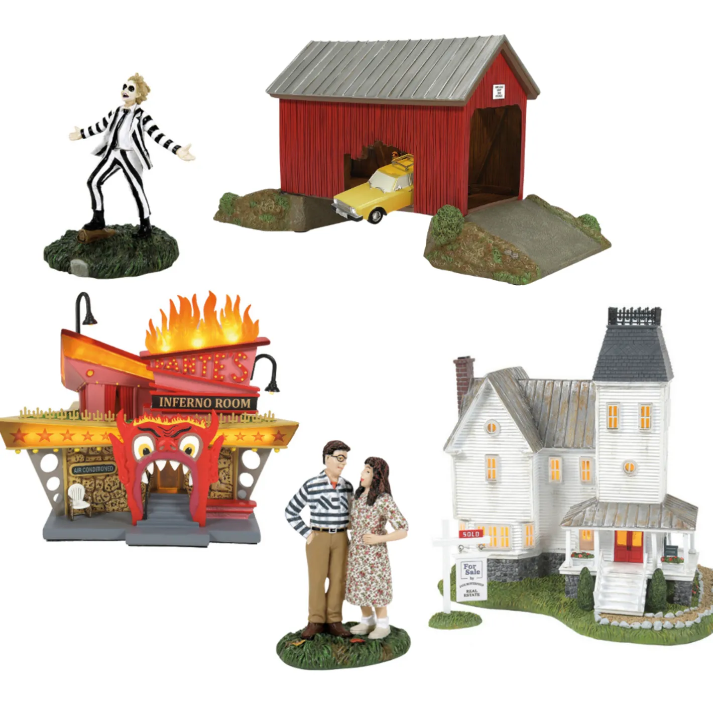 Department 56 Beetlejuice Village 2025 5 Pc Everything Set Discount